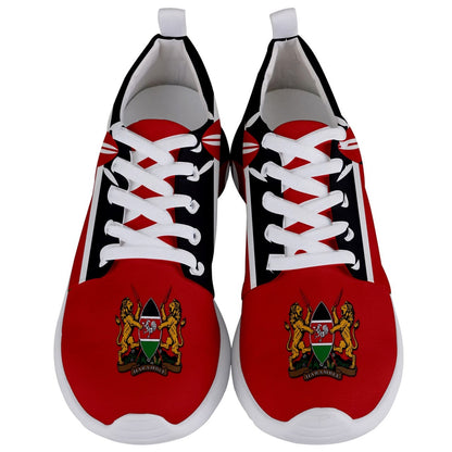 Unique Kenya Flag Coat of Arms Flag Shoes