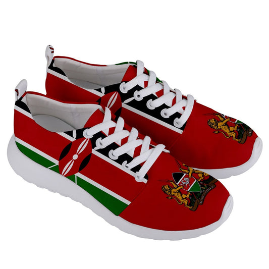 Unique Kenya Flag Coat of Arms Flag Shoes