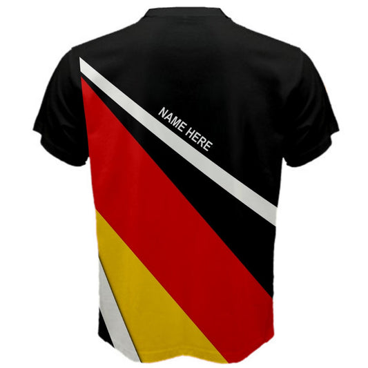 Custom Name Germany Flag Coat of Arms Men's or Kids T-shirt