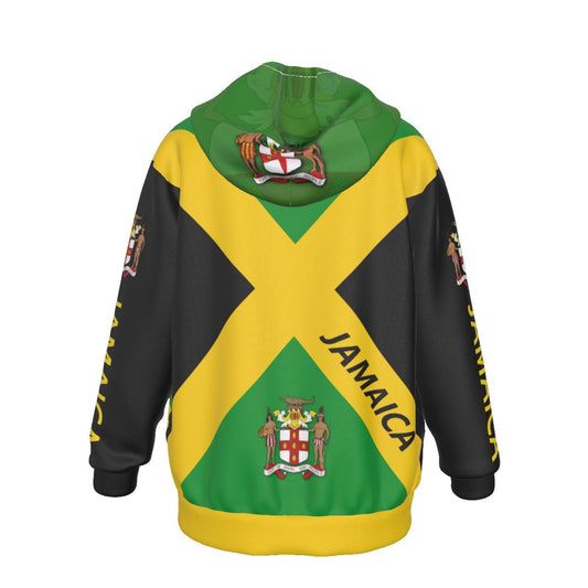 Jamaica Flag Coat of Arms Oversized Kid's Hoodie