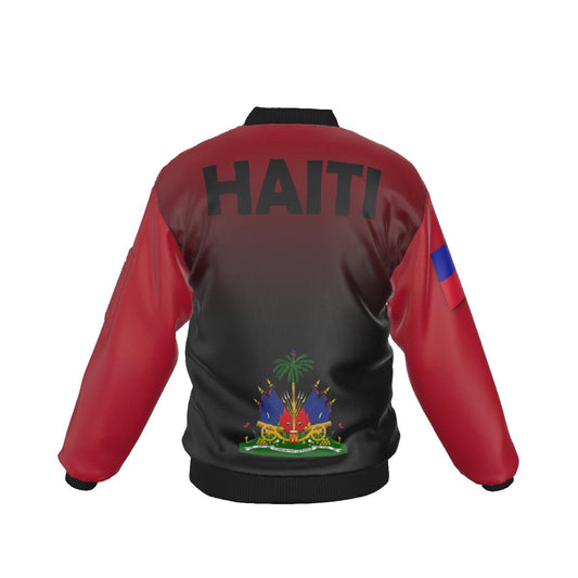 Haiti Coat of Arms Haitian Army Military Flight Bomber Jacket